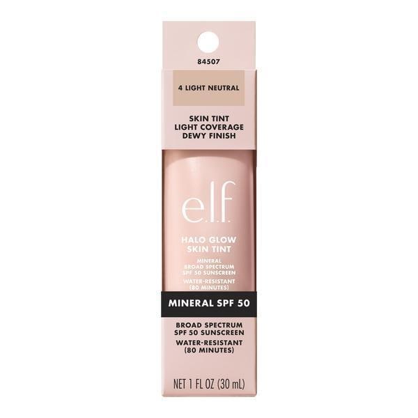 e.l.f. Halo Glow Skin Tint Foundation - SPF 50 4 Light Neutral