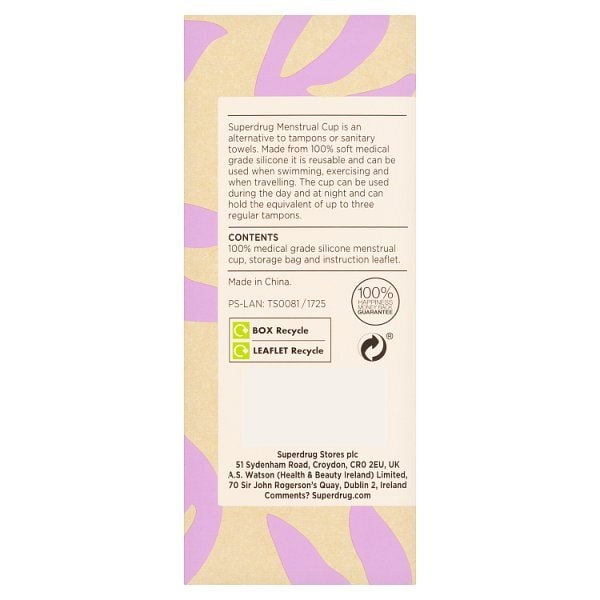 Superdrug Menstrual Cup Medium