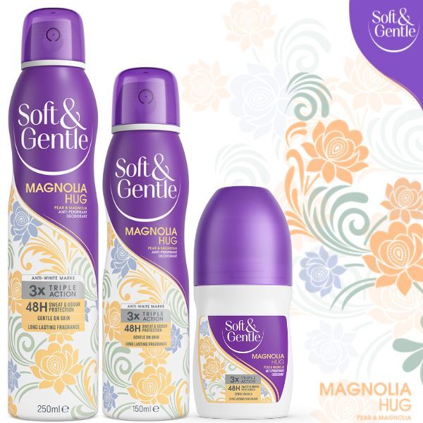 Soft & Gentle Roll On Magnolia Hug 50ml
