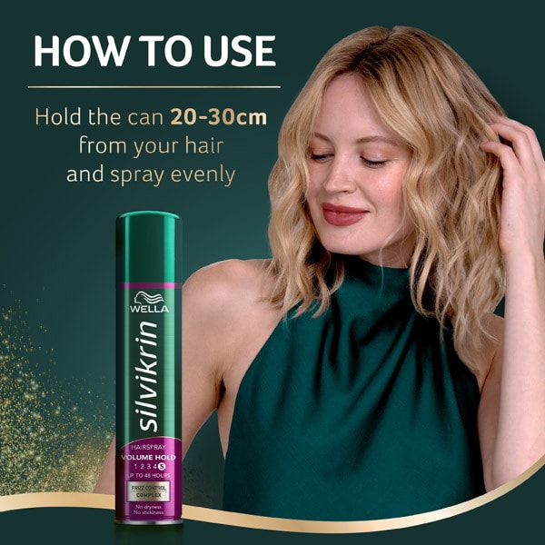 Wella Silvikrin Voluminous Hold Hairspray, 400 ml