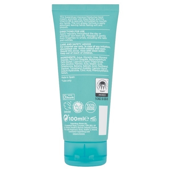 Superdrug Intensive Moisture Hand Cream 100ml