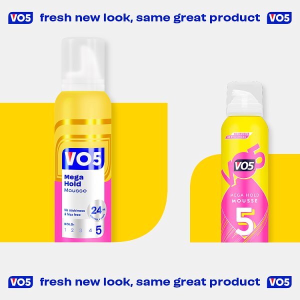 VO5 Mega Hold Hair Mousse 200ml