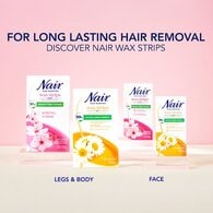 Nair Face Cherry Blossom Wax Strip For Sensitive Skin