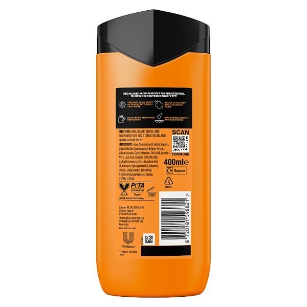 Lynx Fine Fragrance Collection Peach Infusion Premium Body Wash 400 ml