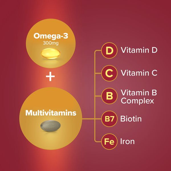 Seven Seas Omega 3 & Multivitamins Woman Duo