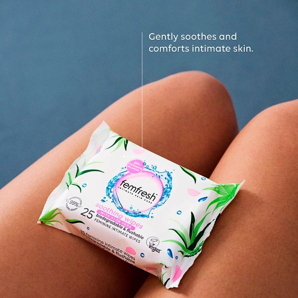 Femfresh Sensitive Intimate Wipes 25pk