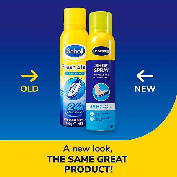 Scholl Fresh Step Shoe Odour Removal Spray 150ml