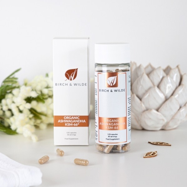 Organic Ashwagandha Ksm-66 Capsules 120S