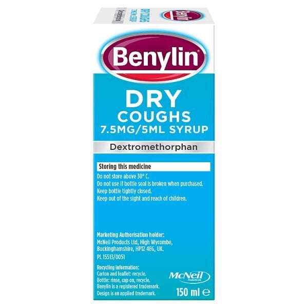 Benylin Dry Coughs Cough Syrup 150ml