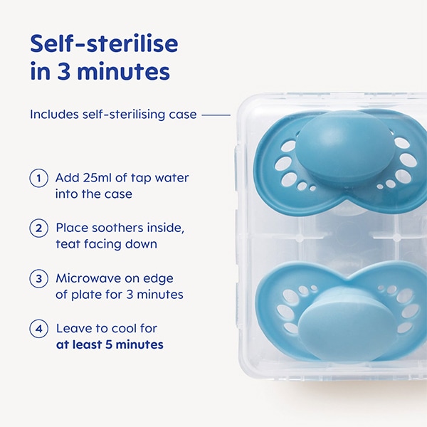 Mam Start 0-2M Night Soother 2Pk - Uni