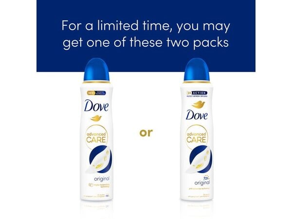 Dove Advanced Care Original Anti-Perspirant Aerosol 150 ml