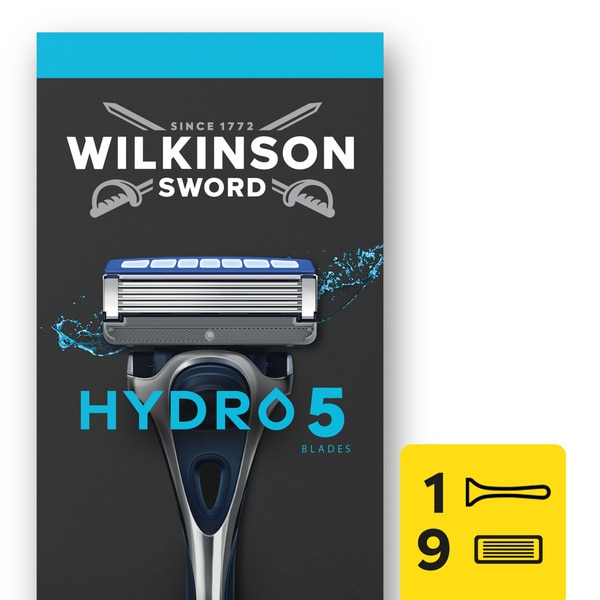 Wilkinosn Sword Hydro 5 Value Bundle Handle + 9 blade refills