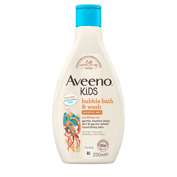 Aveeno Kids Bubble Bath & Wash 250Ml