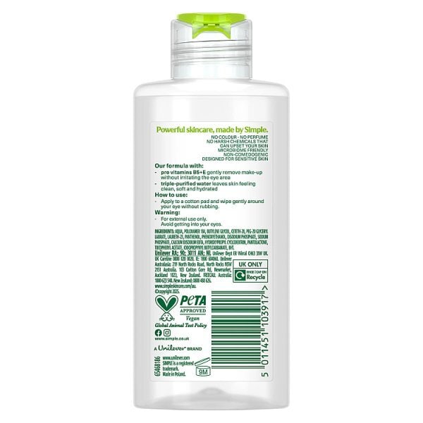Simple Kind to Skin Eye Make-Up Remover 125ml