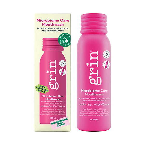 Grin Microbiome Care Mouthwash (Watermelon Mint) 400Ml