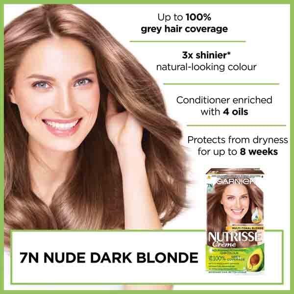 Garnier Nutrisse Nude Hair Dye 7.132 Dark Blonde