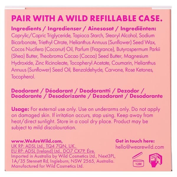Wild Cherry Blossom Deodorant Refill 40g