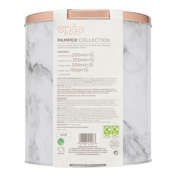 Superdrug Spaa Retreat Tin Pamper Collection