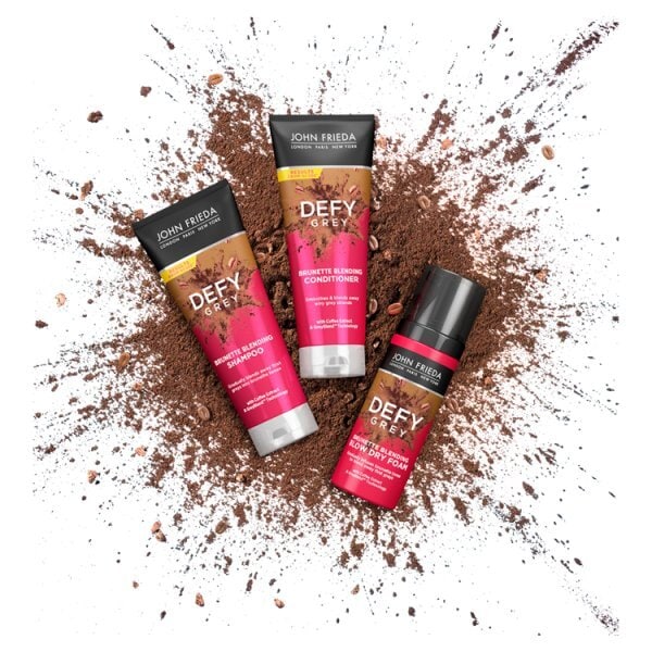 John Frieda Defy Grey Brunette Blending Conditioner 250Ml