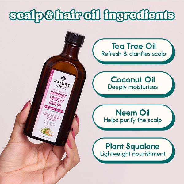 Nature Spell Hair And Scalp Tea Tree And Coconut Oil 150Ml