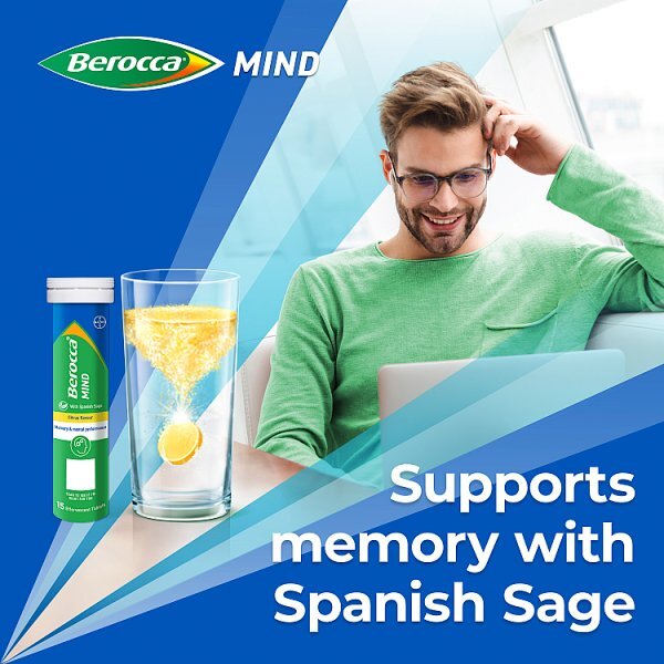 DNR Berocca Mind Citrus Flavour 15 Effervescent Tablets