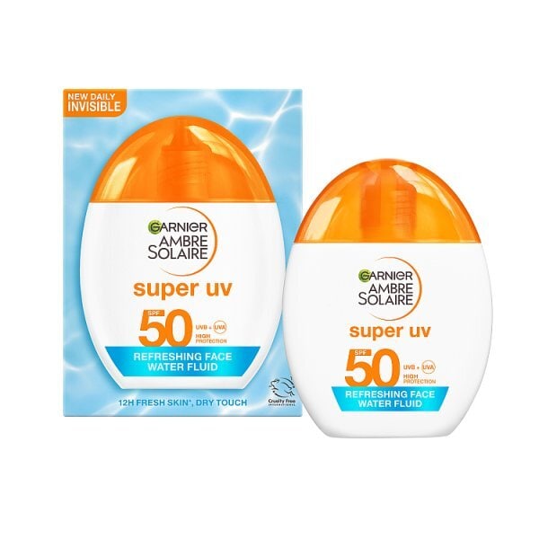 Garnier Ambre Solaire Super Uv Water Fluid Spf50 Invisible