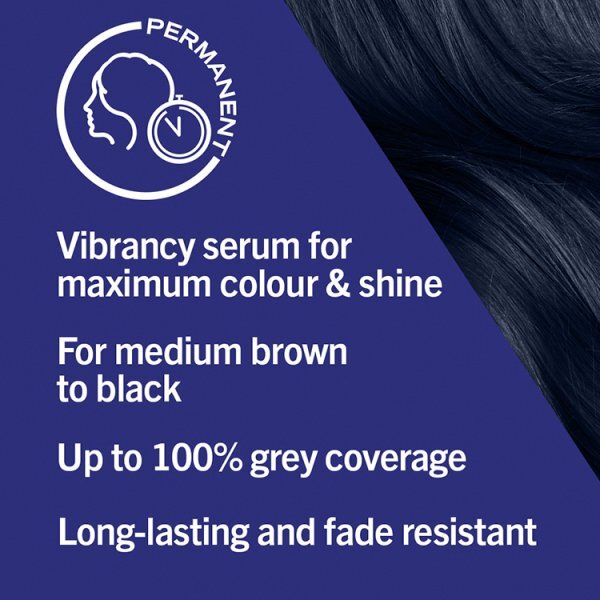 LIVE Intense Colour Permanent Black Hair Dye Cosmic Blue