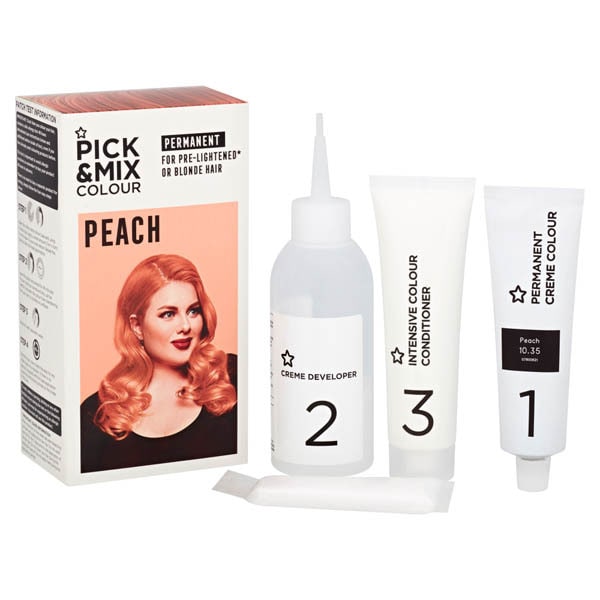 Superdrug Pick & Mix Permenant Hair Dye Denim Peach