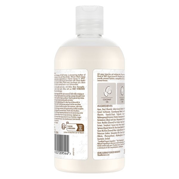SheaMoisture 100% Virgin Coconut Oil Shampoo 384ml