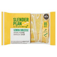 Superdrug Slenderplan Lemon Fibre Brownie Snack Bar 24g