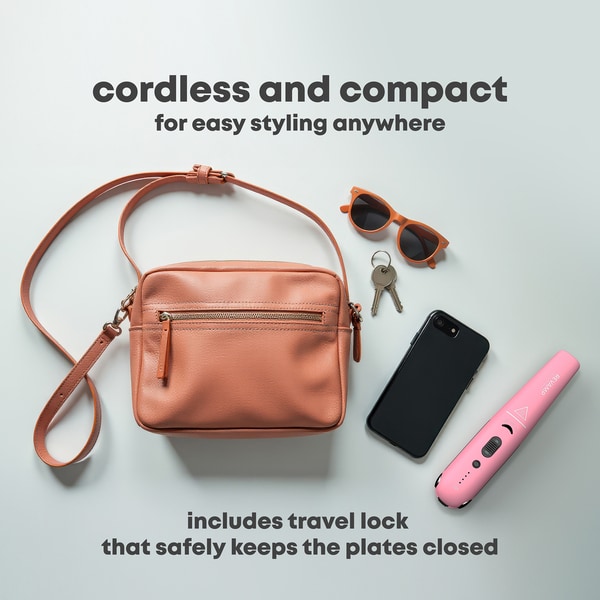Revamp Progloss Cordless Compact Straightener - Pink Power