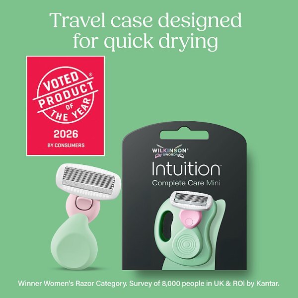 Wilkinson Sword Intuition Complete Mini Travel Women's Razor