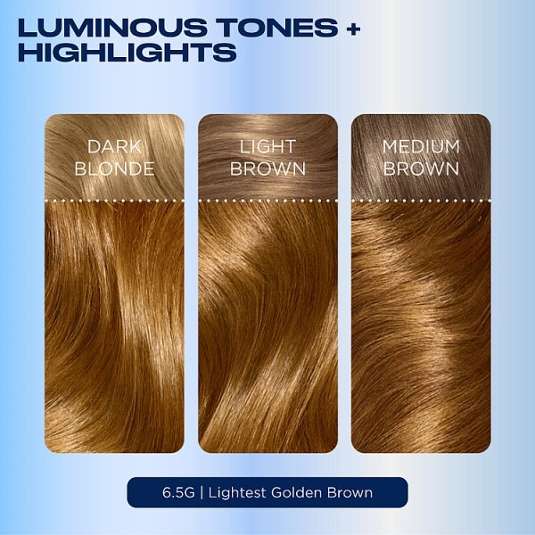 Clairol Nice'N Easy Crème Permanent Hair Dye 6.5G Lightest Gold Brown