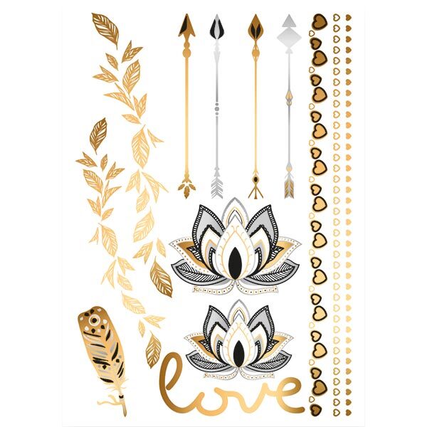 Rimmel Love Island Summer Tattoo Transfers Multi