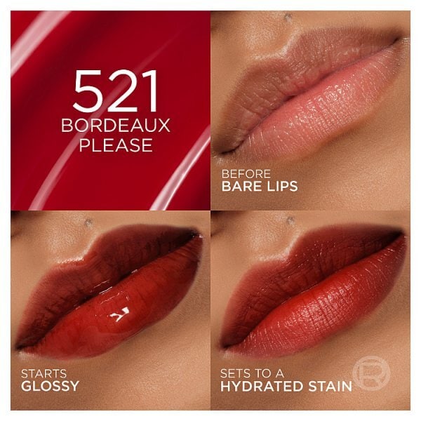 L'Oréal Paris Hyaluron Tint Lip Stain Serum 521 Bordeaux Please