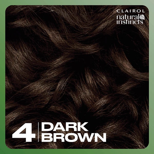 Clairol Natural Instincts Hair Dye 4 Dark Brown