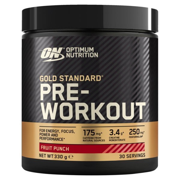 Optimum Nutrition Fruit Punch Gold Standard Pre-Workout 330g