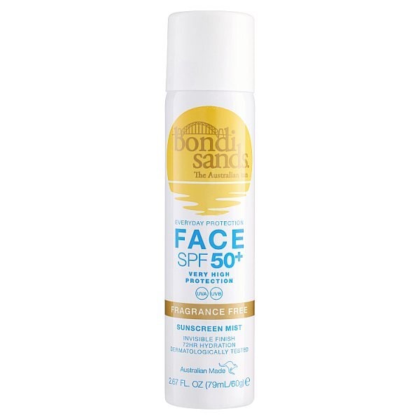 Bondi Sands Fragrance Free Face Mist Spf 50+ 60g