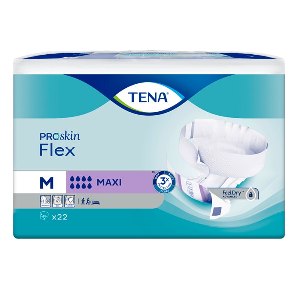 TENA Flex Belted Incontinence Pant Maxi Size Medium 22 pack