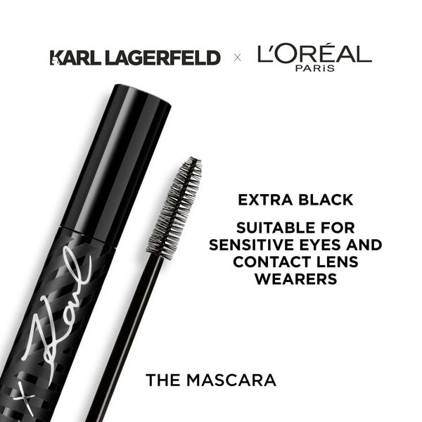 L'Oreal Paris X Karl Lagerfeld Mascara 0 Black