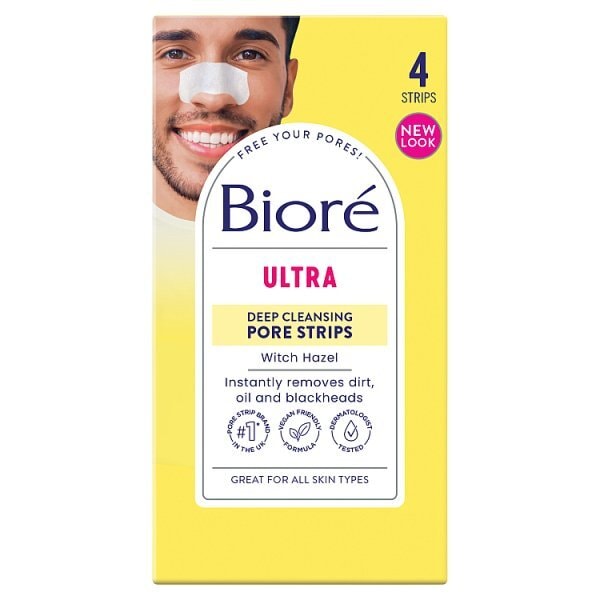 Bioré Witch Hazel Ultra Pore Strips 4pct
