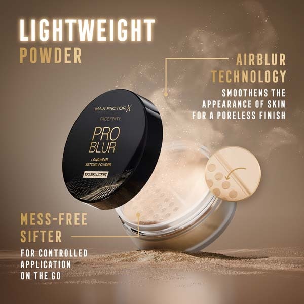 Max Factor Facefinity Pro Blur Longwear Setting Powder Translucent