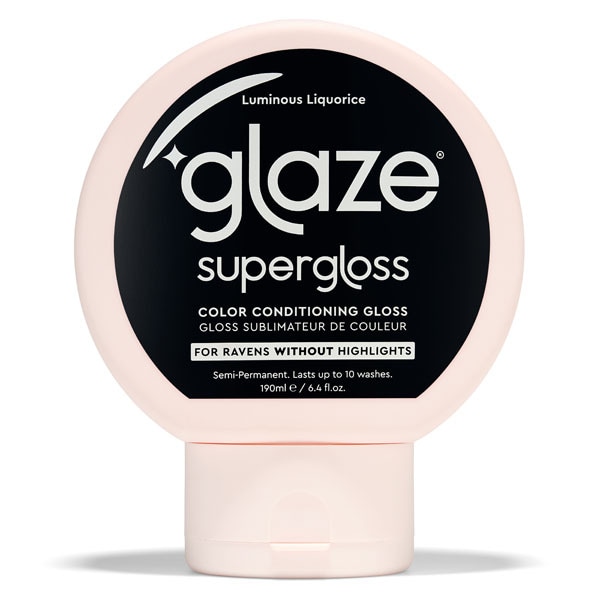 Glaze Super Color Conditioning Gloss Luminous Liquorice 190ml