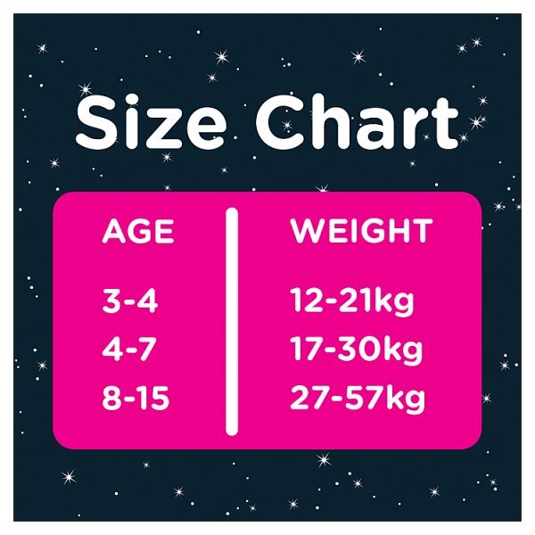 Huggies DryNites 4-7 Years Girl's Pyjama Pants x 10