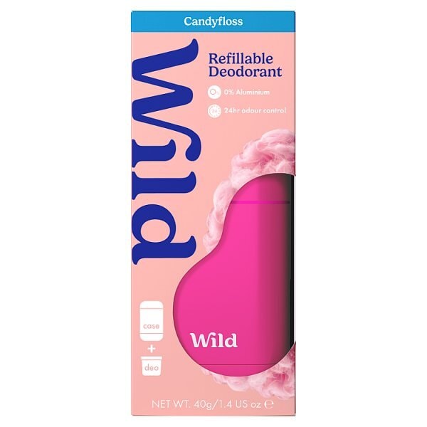 Wild Hot Pink Case & Candyfloss Deodorant Refill 40g
