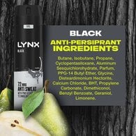 Lynx XXL Black 72hour Anti-Perspirant Deodorant Spray 250 ml