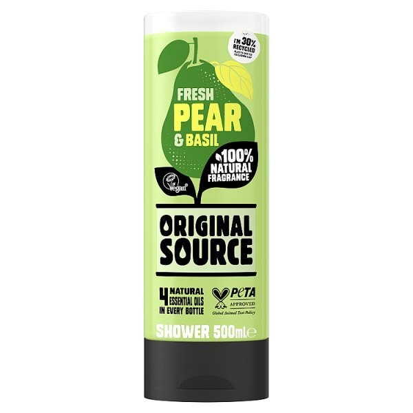 Original Source Body Wash 500Ml Fresh Pear And Basil