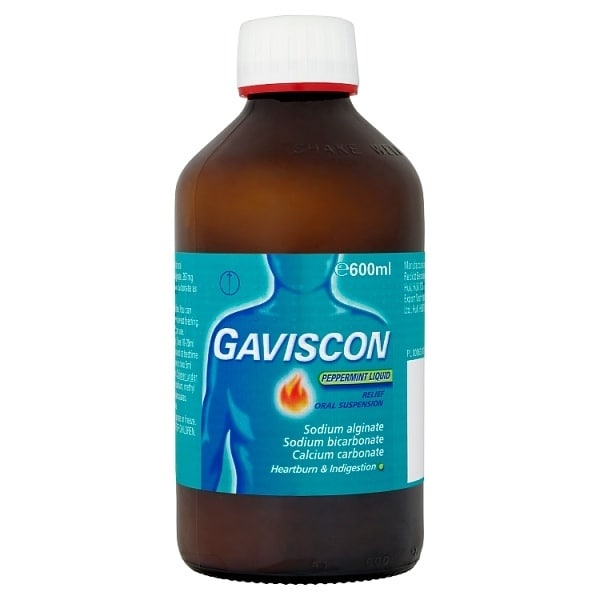 Gaviscon Liquid Heartburn & Indigestion Peppermint 600ml