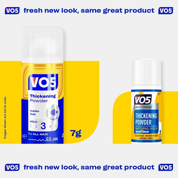 VO5 Thickening Hair Powder Natural Hold 7g