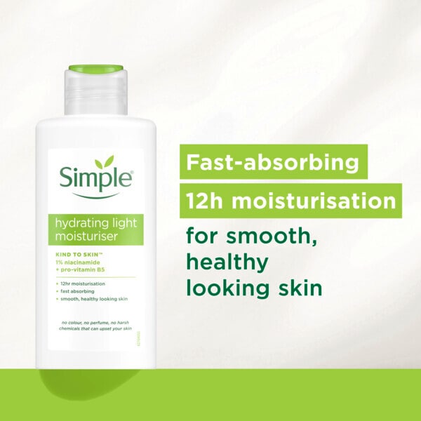 Simple Kind to Skin Hydrating Light Face Moisturiser 125ml